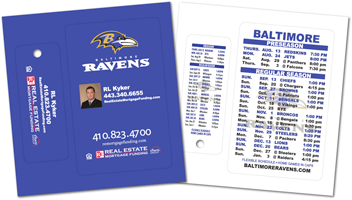 oval promotional key tag