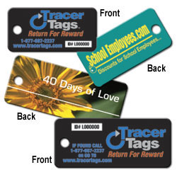 Custom Lost & Found Key Tags
